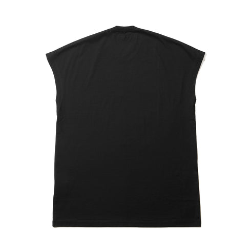 JULIUS 907CPM3-M Black / Europa Graphic Sleeveless T-Shirt